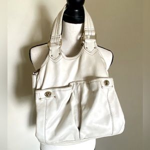 Marc by Marc jacobs cream Lamb leather handbag